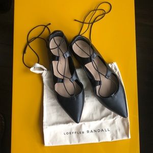 Loeffler Randall strappy ballet flats
